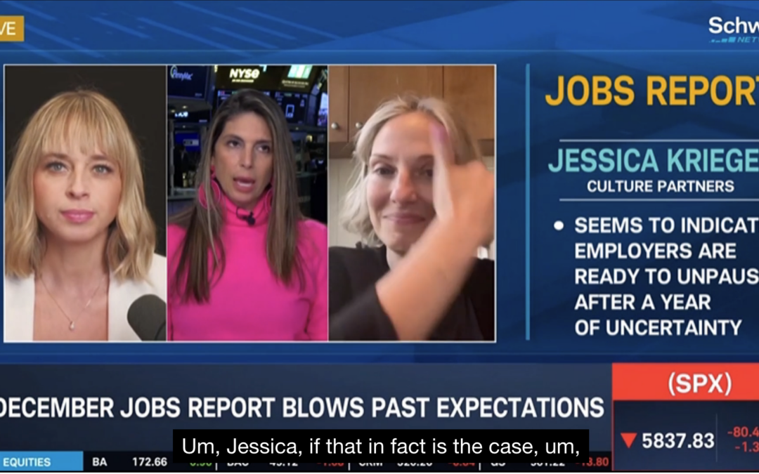 December Jobs Report – Schwab Network – Jessica Kriegel